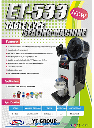 ET-533 Table Type Sealing Machine