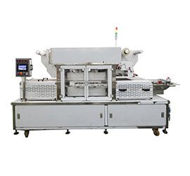 Automatic Continuous Vacuum Food Tray Sealing Machine: ET600